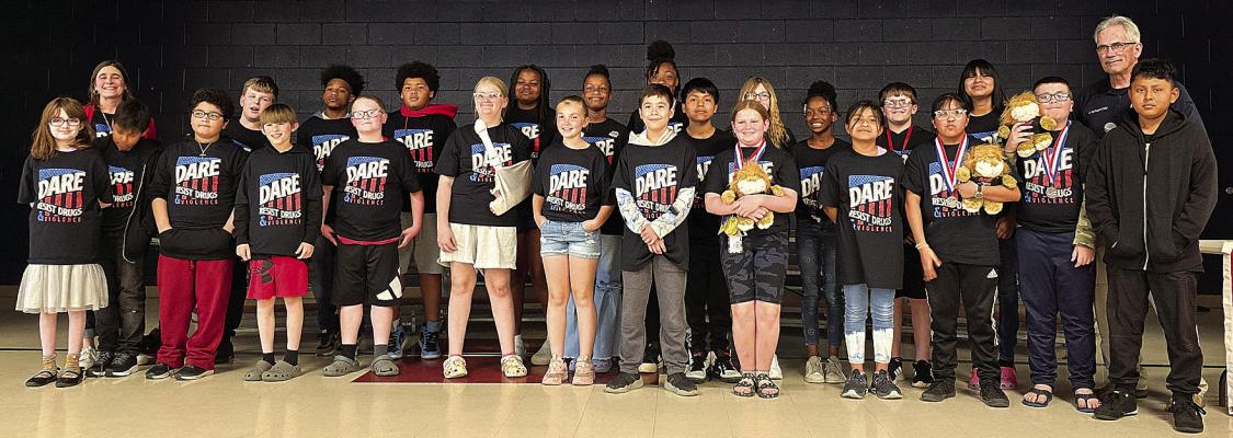 Community Elementary 5th graders graduate from D.A.R.E. program